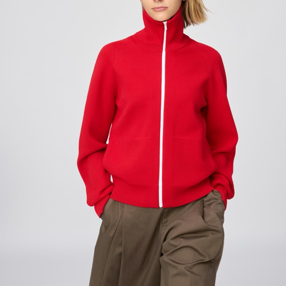 Red Zip-Up Jacket - image 1